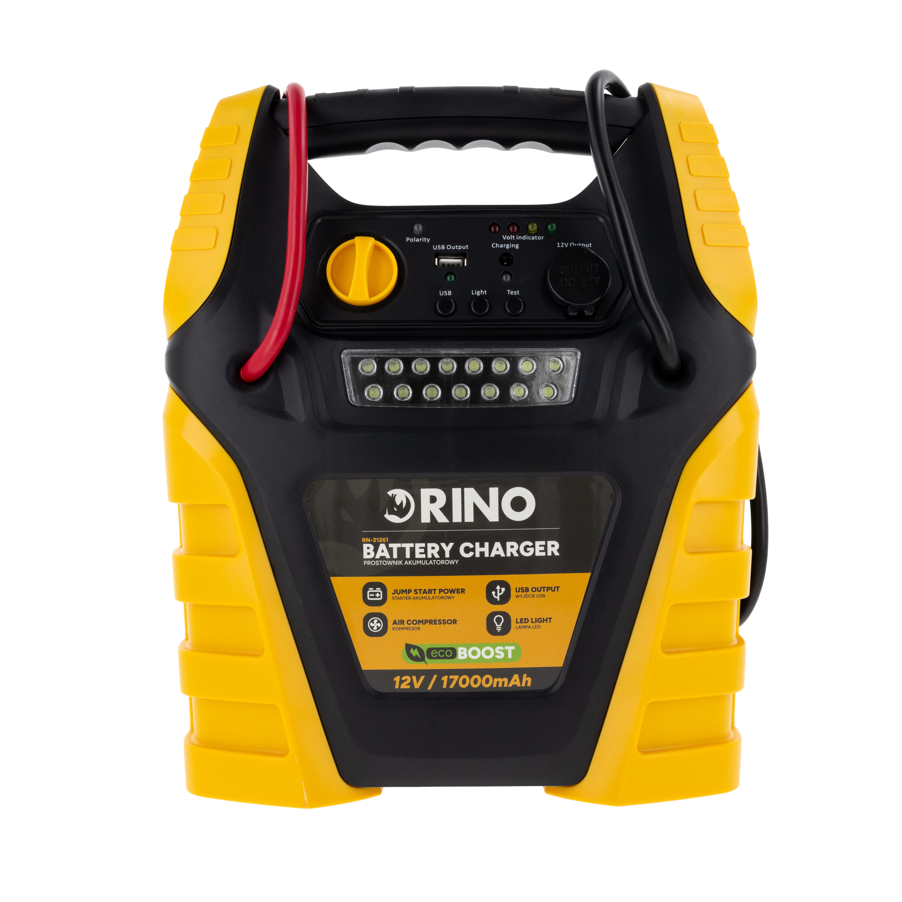 RINO acculader met starter 5in1 BOOST12LI