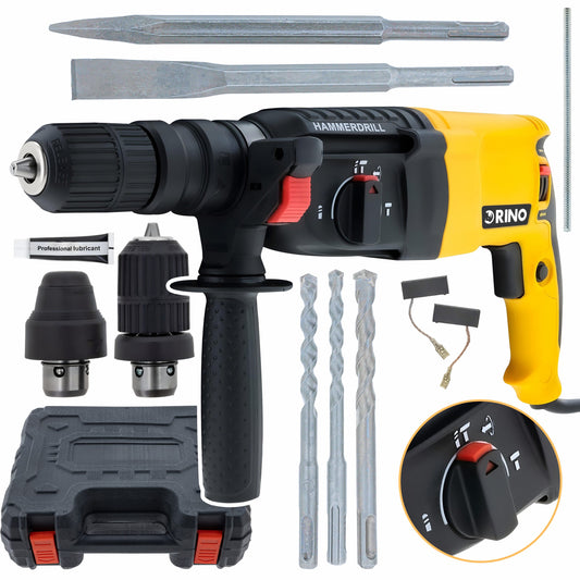 RINO snoerloze boorhamer 800W HDRI80E