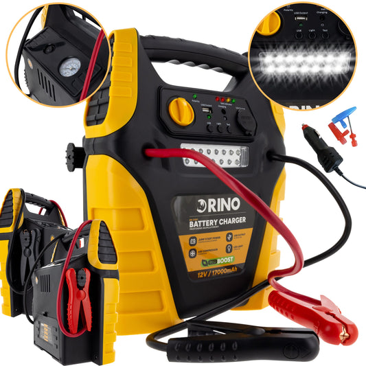 RINO acculader met starter 5in1 BOOST12LI