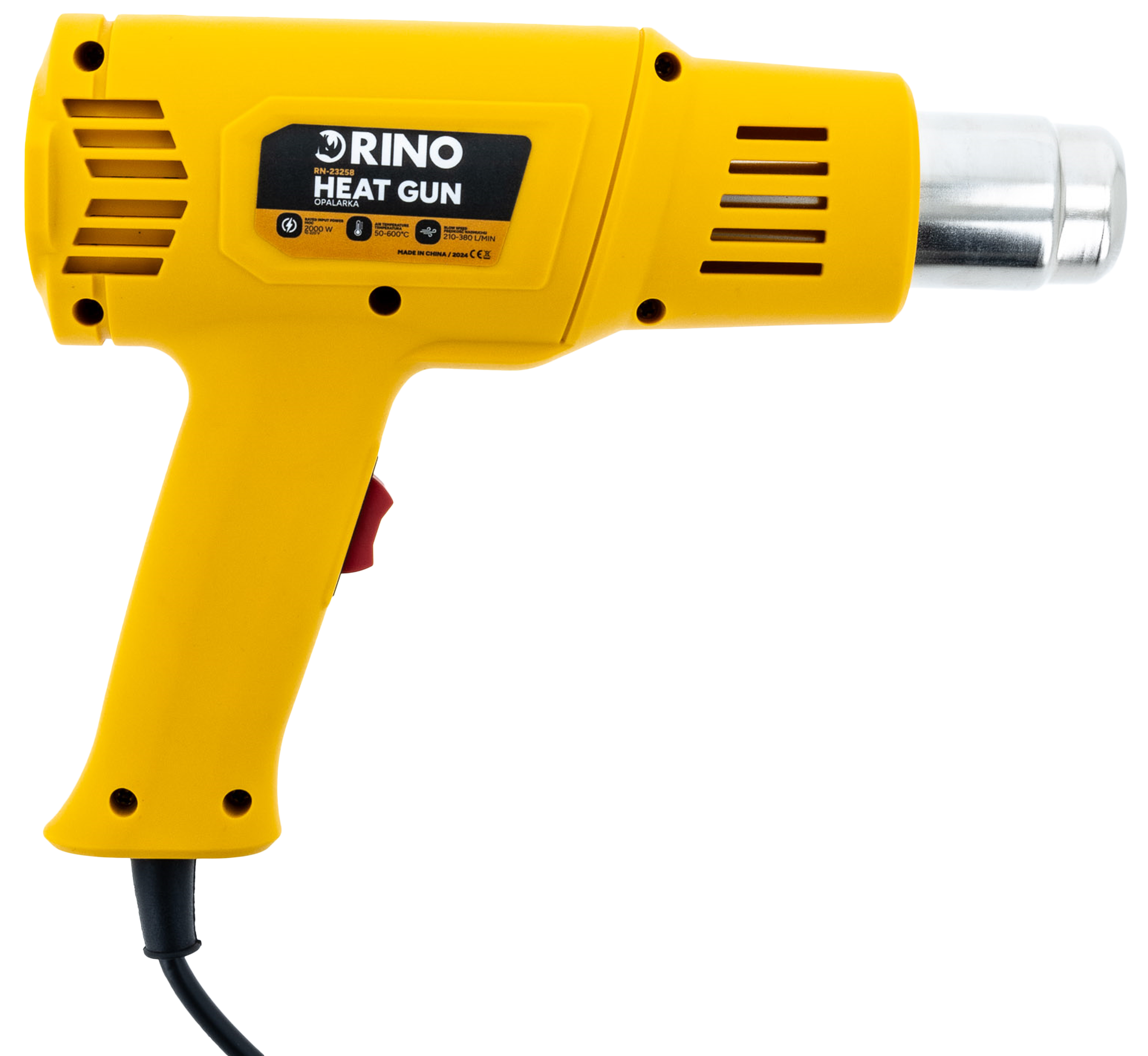 RINO Heteluchtpistool 2000W  HEAT200E