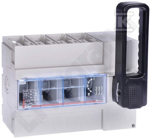 Legrand Lastscheider met zichtbare contactopening, draaiaandrijving voor, DPX-IS250 3P 2
