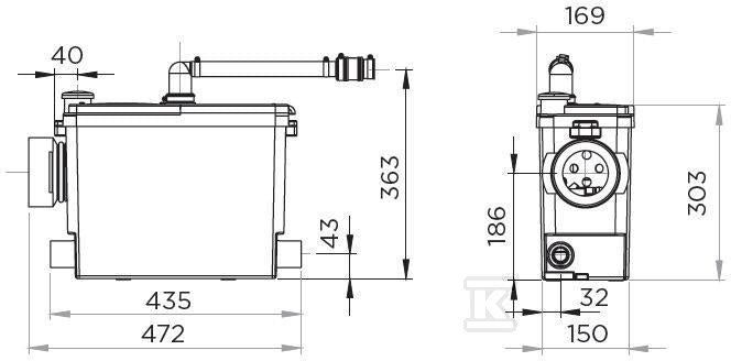 SFA Sanipack HAQ045 fecalienvermaler