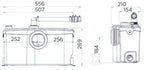SFA Sanibest Pro wc+4 B3PRO fecal disposer