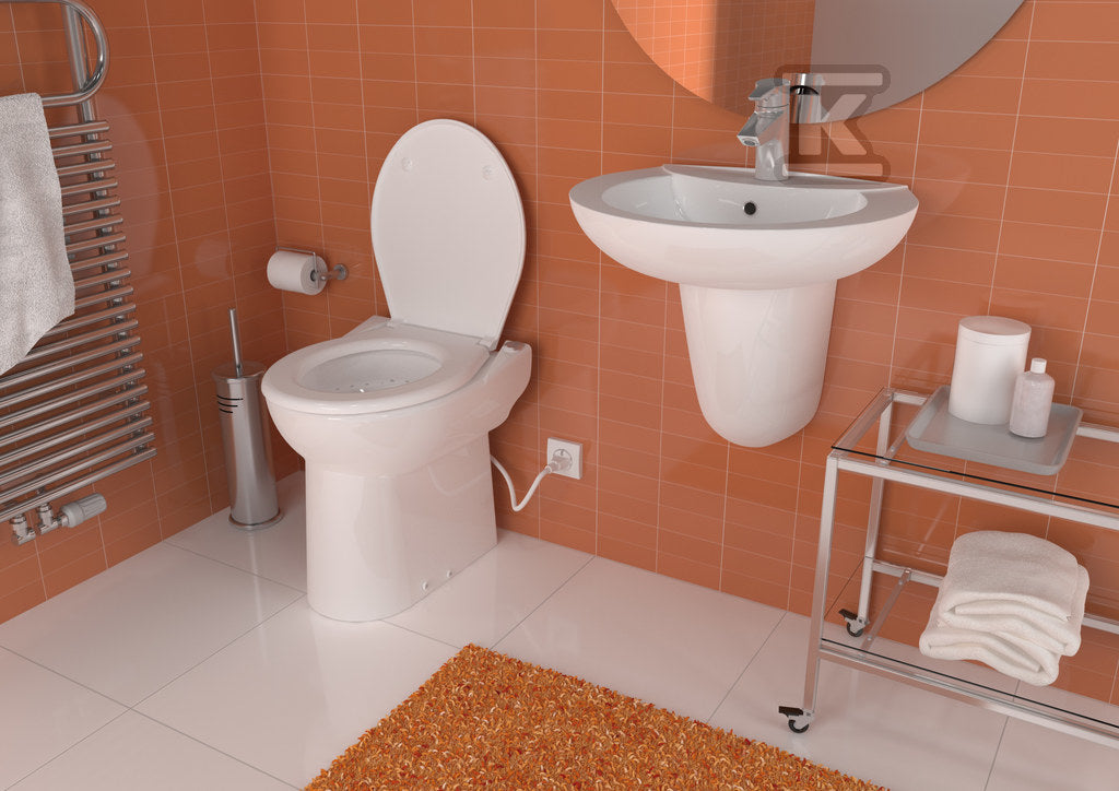 SFA  Sanicompact C43 faecalienvermaler in staande closetpot C43LV