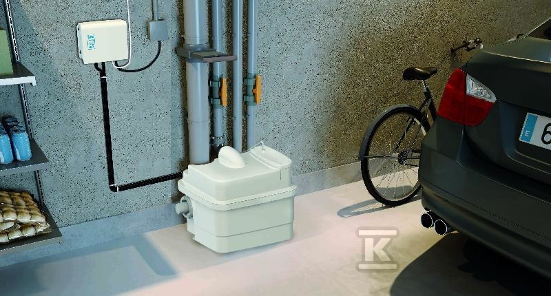 SFA SANICUBIC mono-shredder, aansluiting voor het hele huis IP68 NM CUBIC1IP68NM