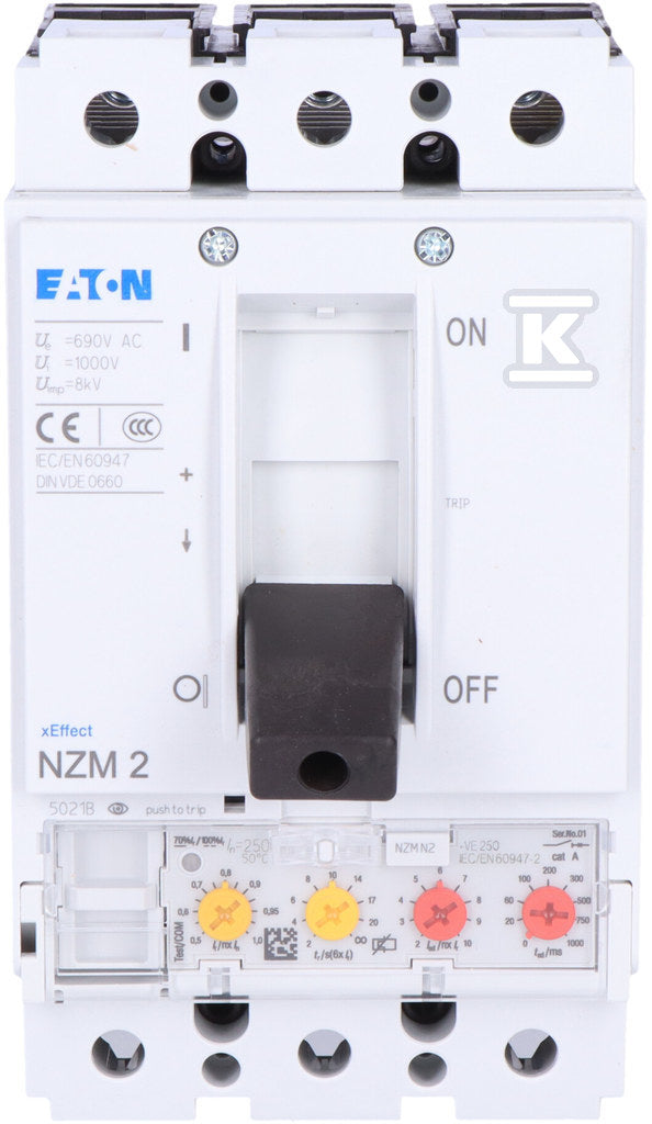 Eaton Netschakelaar 3-polig 250A BG2 selectief NZMN2-VE250 259124