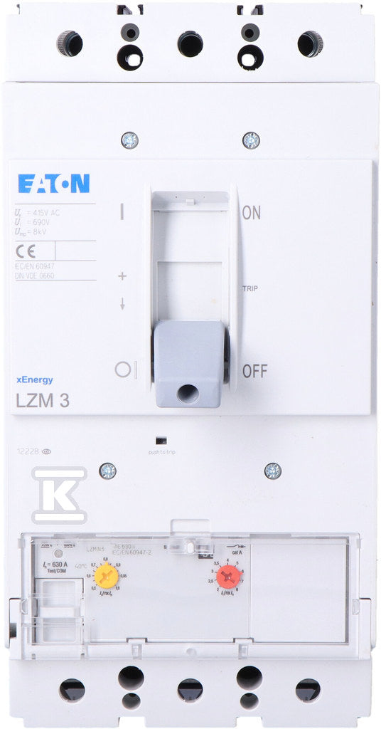 Eaton Netschakelaar  LZM3, 3-polig Ir = 315-630A LZMN3-AE630-I 111969