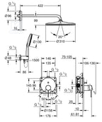 Grohe Rainshower Mono Set 25287000