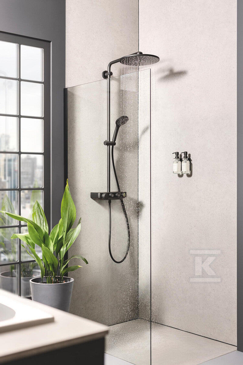 Grohe Euphoria SmartControl 310 duo regendouche opbouw phantom black - zwart mat
