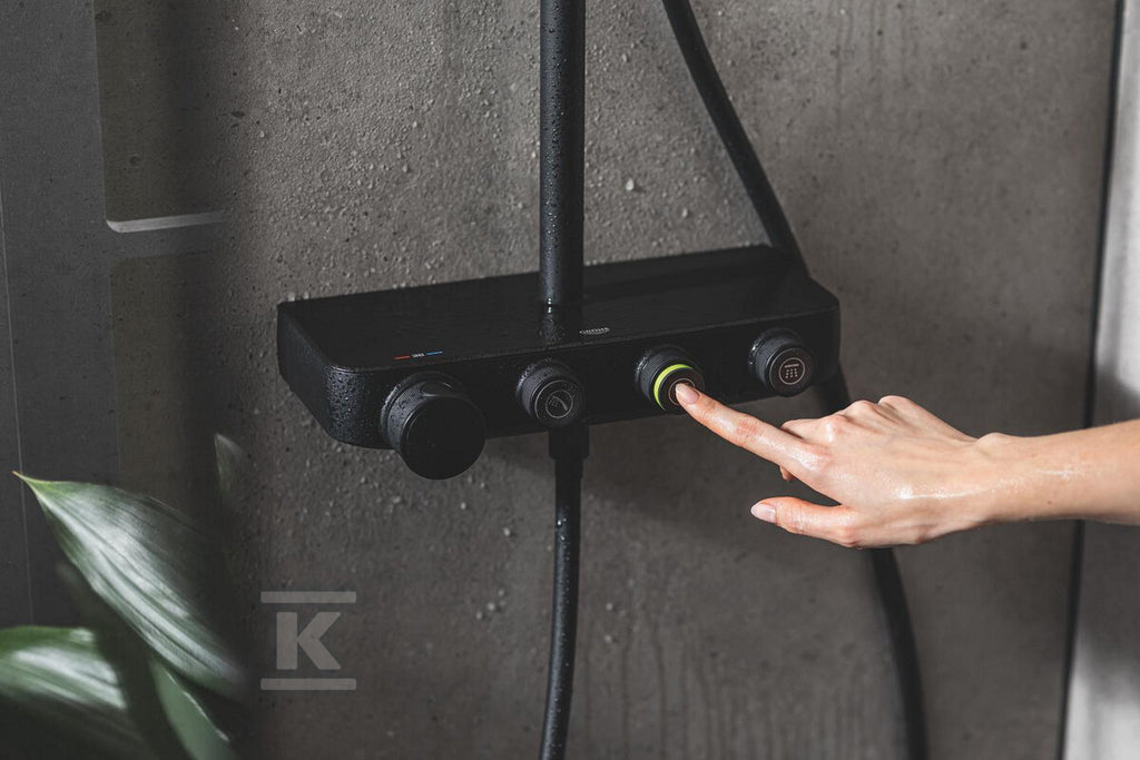 Grohe Euphoria SmartControl 310 duo regendouche opbouw phantom black - zwart mat