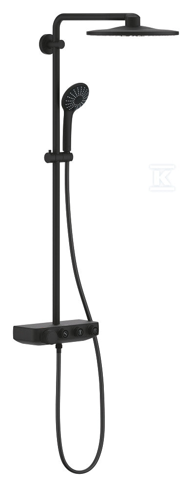 Grohe Euphoria SmartControl 310 duo regendouche opbouw phantom black - zwart mat