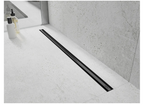 Mexen Flat 360 Slim Draaibare Lineaire Afvoerput 60 cm Zwart