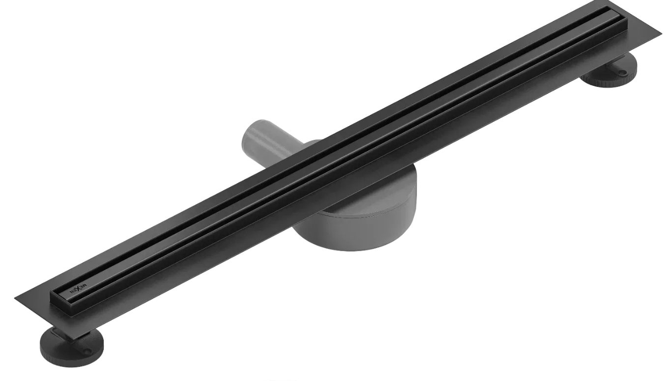 Mexen Flat 360 Slim Draaibare Lineaire Afvoerput 60 cm Zwart