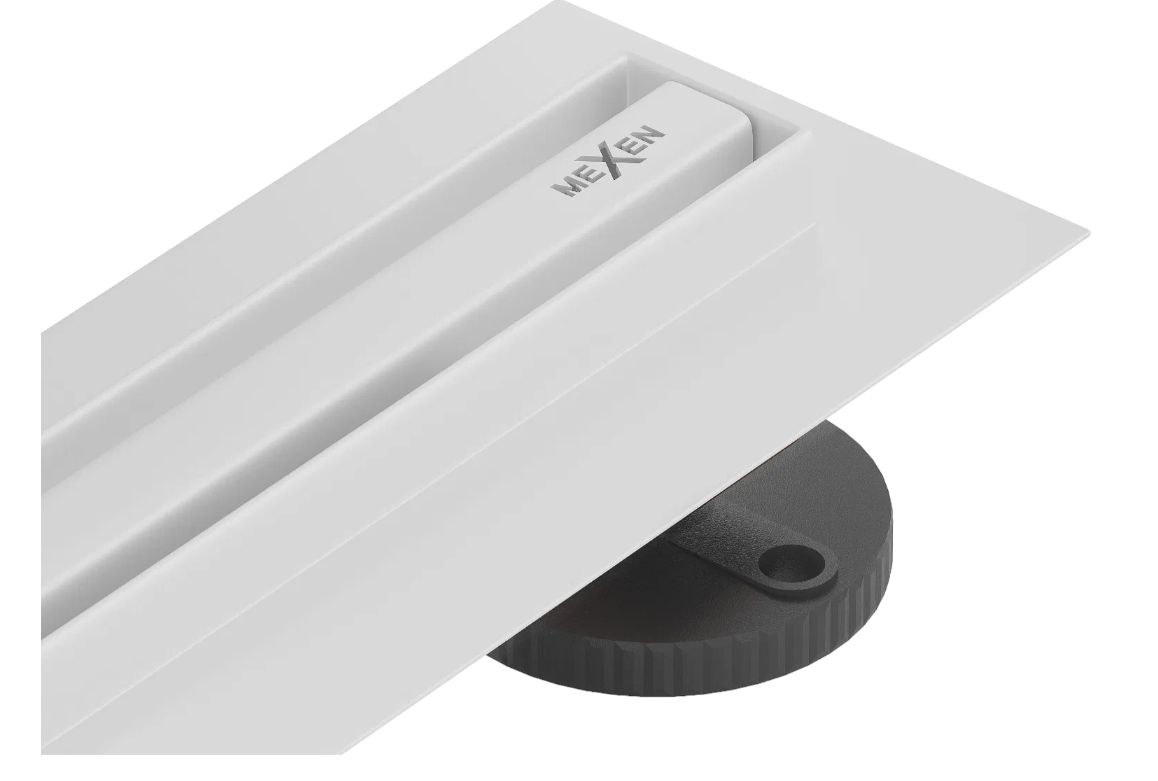 Mexen Flat 360 Slim Draaibare Lineaire Afvoerput 60 cm Wit