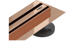 Mexen Flat 360 Slim Draaibare Lineaire Afvoer 60 cm  Rosé goud