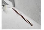 Mexen Flat 360 Slim Draaibare Lineaire Afvoer 60 cm  Rosé goud