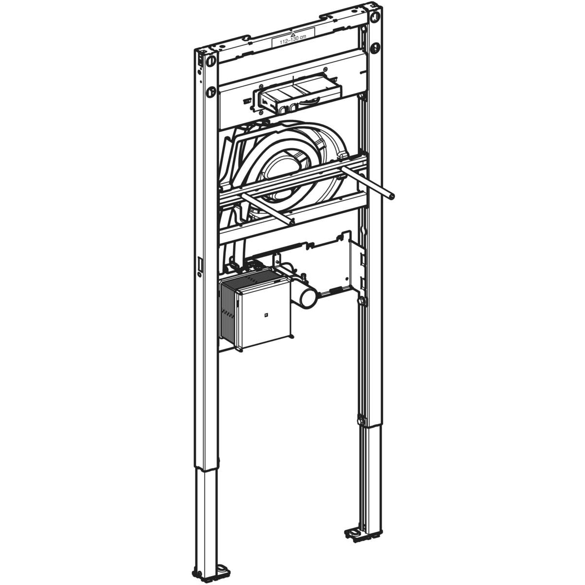 Geberit Inbouwelement wastafel DKF735