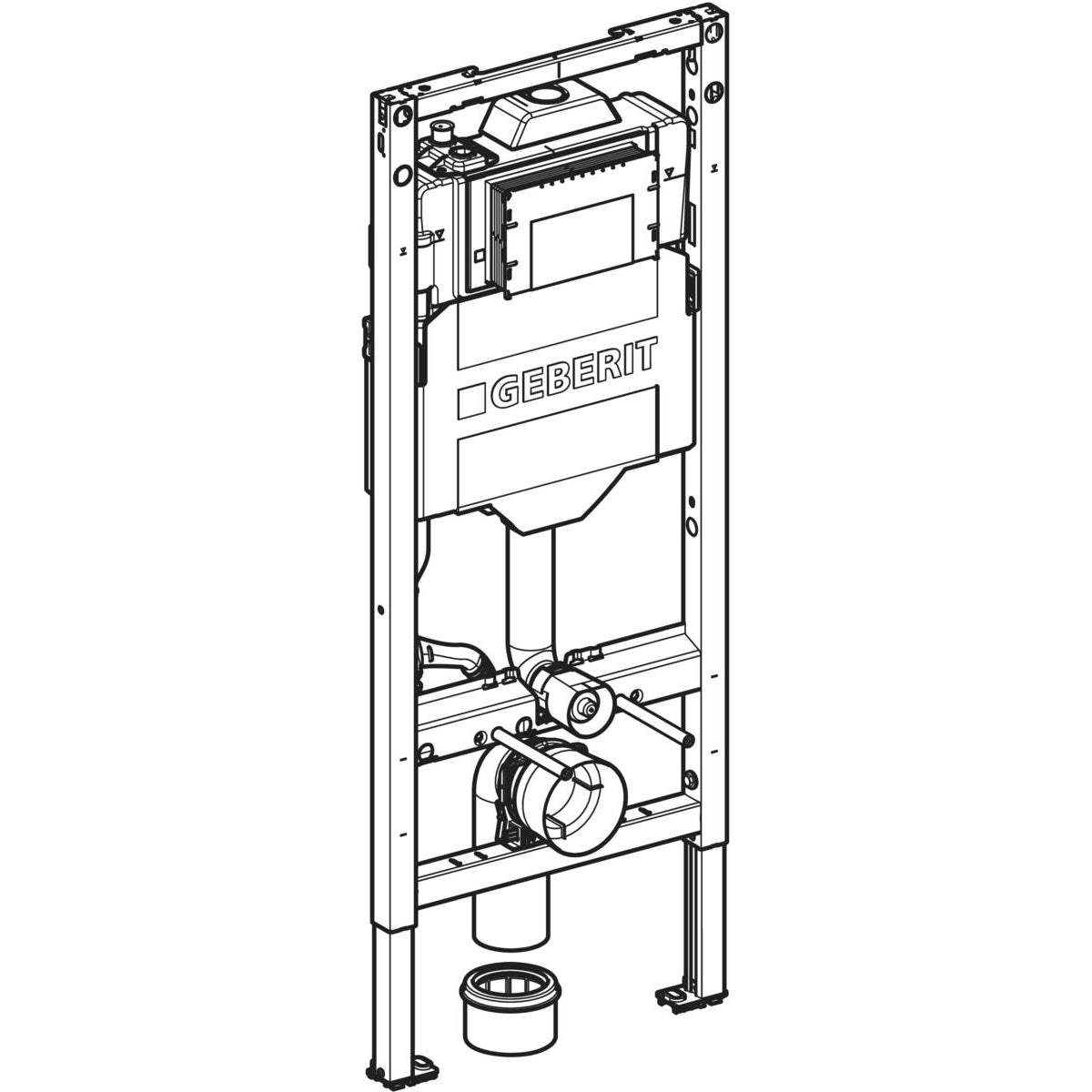 Geberit Inbouwreservoir met frame DKF763