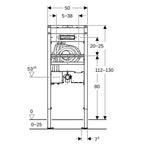 Geberit Inbouwelement wastafel DKF735