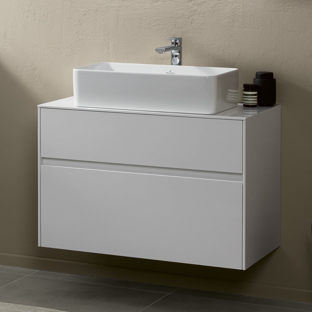 Villeroy & Boch Embrace wastafel met badmeubel 5A6156R1+A95500DH